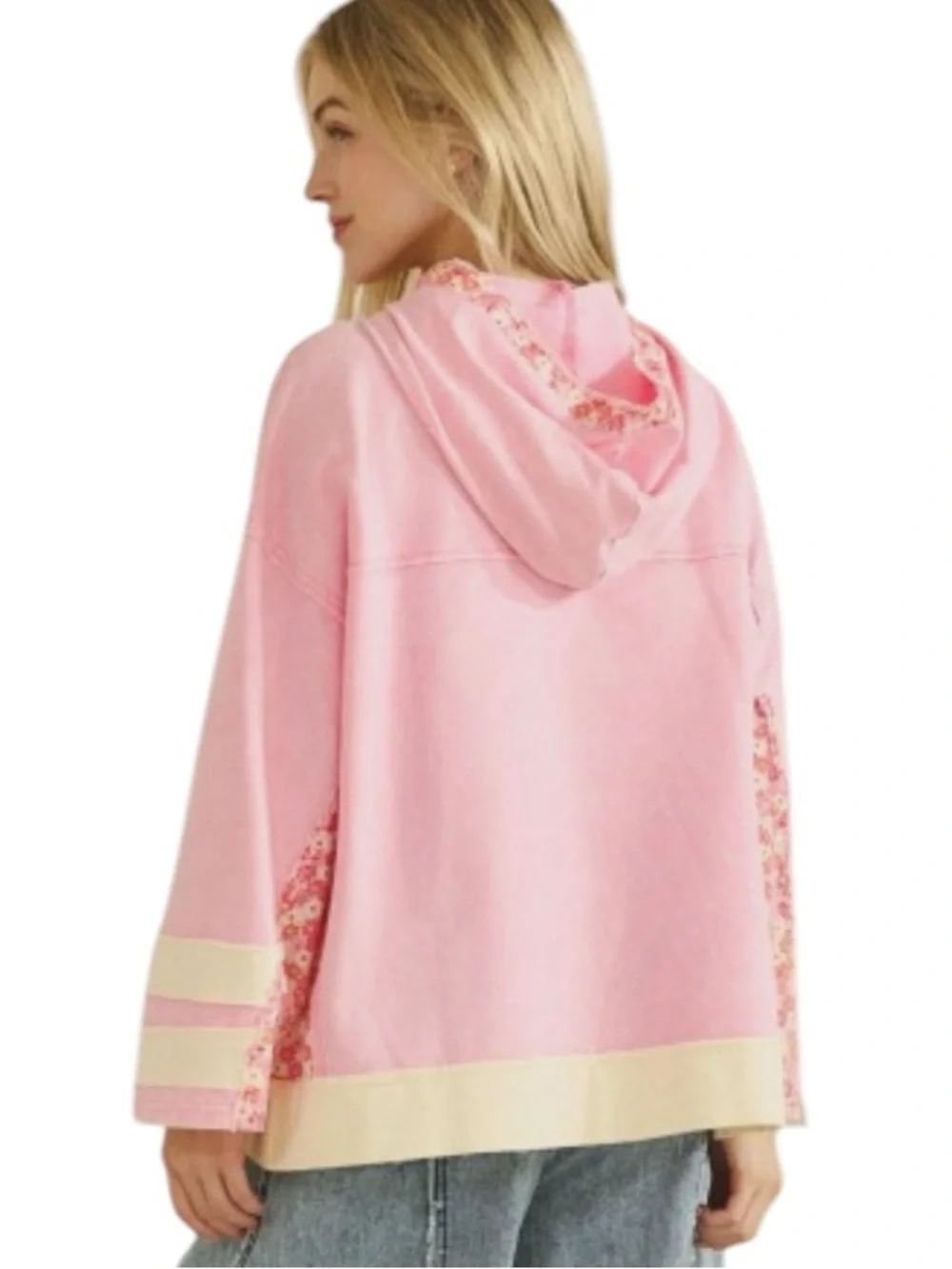 179:  SAGE + FIG NWT HOODIE PINK (H4) - Picture 2 of 3